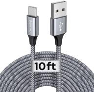 длинный usb c-кабель быстрой зарядки [10 фт] компьютерные аксессуары и периферийные устройства логотип