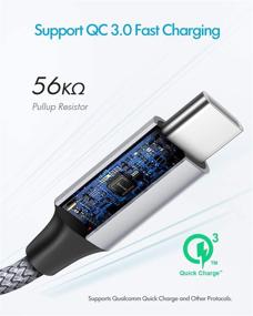 img 2 attached to Длинный USB C-кабель быстрой зарядки [10 фт] Компьютерные аксессуары и периферийные устройства