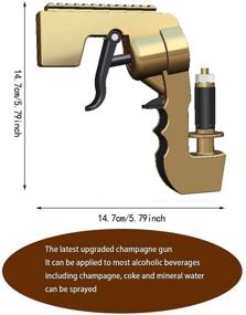 img 2 attached to 🍾 Champagne Gun Wine Stopper: Adjustable Alloy Shooter for Party, Wedding, Festival, and Bar