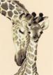 vervaco giraffe family counted multi colour logo