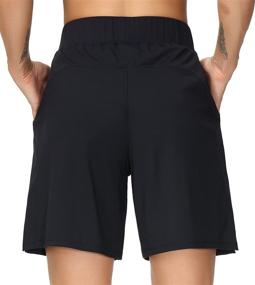 img 1 attached to 🩳 Women's Loose Fit Lounge Shorts with Deep Pockets - Ultimate Workout and Running Companion from THE GYM PEOPLE