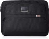 💼 tumi alpha 3 medium laptop cover - ultimate protection for 13 inch laptops - stylish computer case for men and women in sleek black logo