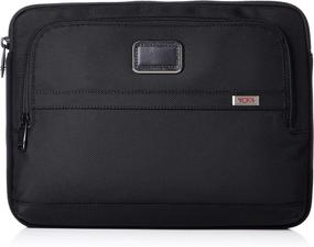 img 4 attached to 💼 TUMI Alpha 3 Medium Laptop Cover - Ultimate Protection for 13 Inch Laptops - Stylish Computer Case for Men and Women in Sleek Black