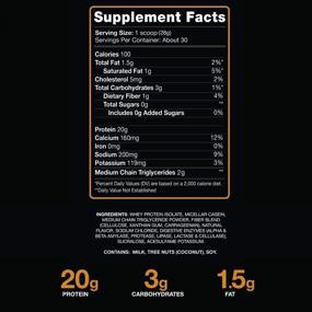 img 3 attached to 🎂 Devotion Nutrition Whey Protein Powder: Angel Food Cake Flavor, 20g Protein, No Added Sugars - Shop Now!