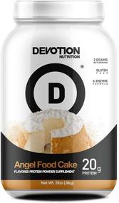 img 4 attached to 🎂 Devotion Nutrition Whey Protein Powder: Angel Food Cake Flavor, 20g Protein, No Added Sugars - Shop Now!