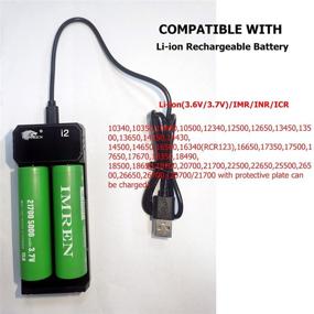 img 2 attached to Battery Charger Li Ion Rechargeable Lithium