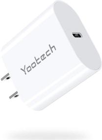 img 4 attached to Yootech 20W USB C блок стеновой зарядки - идеально подходит для iPhone 13, Galaxy S21, iPad Pro и многого другого.