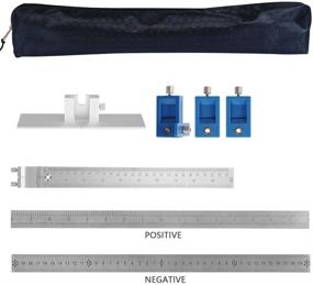 img 3 attached to QLOUNI Cabinet Hardware Jig: Accurate Drill Guide for 🔧 Handles, Knobs & Drawer Pulls – Aluminium Alloy Dowelling Toolset