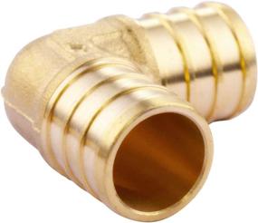 img 1 attached to 🔩 Litorange 0.75-inch PEX 90 Degree Elbow, 8-Pack - Lead-Free Brass Barb Crimp Pipe Fitting for Better SEO