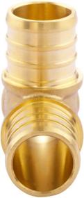 img 2 attached to 🔩 Litorange 0.75-inch PEX 90 Degree Elbow, 8-Pack - Lead-Free Brass Barb Crimp Pipe Fitting for Better SEO