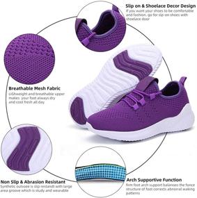 img 2 attached to ZYEN Athletic Breathable Lightweight Sneakers Women's Shoes