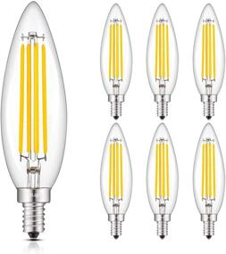 img 4 attached to 💡 Enhanced Illumination: CRLight Candelabra Equivalent Lengthened Chandelier