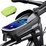 🚲 enhance your cycling experience with the whale fall reflective bike frame bag: waterproof, touch-screen phone holder for 6.9” devices logo