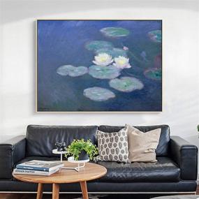 img 3 attached to 🎨 QSIRBUTI Monet Paint by Numbers for Adults: Beginner's DIY Canvas Kit with Acrylic Pigment & Lotus Design