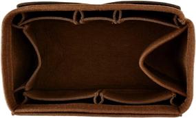 img 2 attached to 👜 Felt Handbag Organizer Insert: Maximize Space and Keep Bags in Perfect Shape!