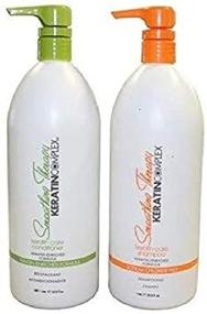 img 2 attached to 💆 Revitalize and Nourish with Keratin Complex Keratin Care Shampoo and Conditioner Duo 33oz Set