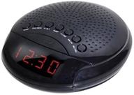 ⏰ magnavox digital dual alarm clock: am/fm radio, dimmer, snooze, 0.6" led display, battery backup (black) logo