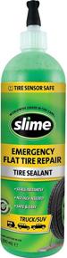 img 4 attached to 🔧 Slime 10012 Tire Puncture Repair Sealant - Emergency Solution for Highway Vehicles | Trucks/SUV Compatible - Non-Toxic, Eco-Friendly | 20oz Bottle