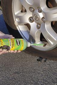 img 1 attached to 🔧 Slime 10012 Tire Puncture Repair Sealant - Emergency Solution for Highway Vehicles | Trucks/SUV Compatible - Non-Toxic, Eco-Friendly | 20oz Bottle