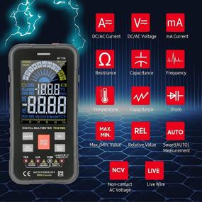 img 2 attached to HT116: High-Performance Digital Multimeter with NCV, TRMS, and Versatile Measuring Functions - Accurate AC/DC Voltage, Current, Resistance Measurement