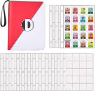 🎮 d dacckit 300 pockets binder holder for animal crossing mini amiibo cards - organize and protect your acnh nfc tag game cards! logo
