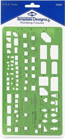 img 1 attached to Alvin TD1190 Plumbing Fixtures Template