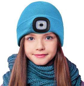 img 4 attached to 🧢 Versatile Rechargeable Headlamp: Perfect Boys' Accessory for Hats & Caps - Etsfmoa Unisex Children