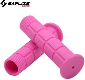 img 2 attached to 🚲 SAPLIZE Bike Handlebar Grips: Soft & Comfortable for Kids Girls Boys Bikes, Balance Bikes, Road Bikes, Scooters - Length 4.9