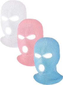 img 4 attached to Pieces Outdoor Knitted Balaclava Headwrap Outdoor Recreation in Climbing