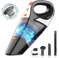 🔋 rechargeable cordless handheld vacuum cleaner with powerful attachments for portability logo