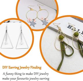 img 2 attached to Beading Earrings Supplies Triangle Teardrop Beading & Jewelry Making