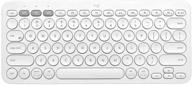 💻 logitech k380 multi-device wireless bluetooth keyboard for mac - off white (renewed): enhanced performance and versatility logo