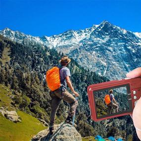 img 1 attached to 📸 Rechargeable 24MP FHD Pocket Camera with 2.4 Inch Screen, 8X Digital Zoom, Compact Design for Backpacking - Includes 32GB SD Card - Perfect for Photography