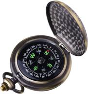 kakuru vintage pocket compass for kids: accurate & waterproof for outdoor adventures & emergencies логотип