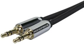 img 1 attached to 🎧 Enhance Mobile Audio Experience with the Monoprice 110146 6-Inch 3.5mm Stereo Jack Splitter for Mobile - Retail Packaging