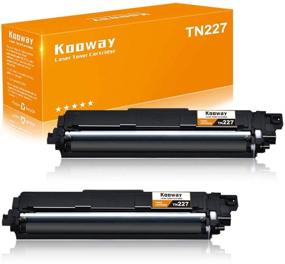 img 4 attached to kooway High-Quality Toner Cartridge Set - Compatible with Brother TN227BK TN227 TN223BK TN223 - for MFC-L3770CDW MFC-L3750CDW HL-L3270CDW HL-L3230CDW HL-L3290CDW HL-L3210CW MFC-L3710CW - Includes 2 Black Cartridges