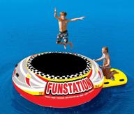 🌊 ultimate fun with sportsstuff pvc funstation bouncer: a must-have for refreshing water adventures! logo