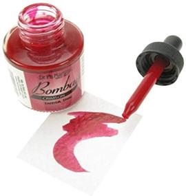 img 1 attached to 🎨 Deep crimson-toned Dr. Ph. Martin's Bombay India Ink, 1.0 oz: A Vibrant Choice!