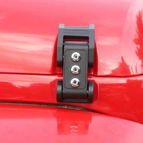 img 2 attached to JeCar Stainless Locking 2007 2017Jeep Wrangler Exterior Accessories