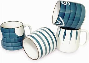 img 4 attached to 🌙 Exquisite NightKing Ceramic Hand Painted Patterns Bonitas: Elevate Your Décor with Artful Beauty