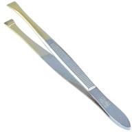 💫 camila solingen cs31 3.5" gold tipped, surgical grade, german stainless steel tweezers (straight) - perfect for precise facial hair and eyebrow shaping and removal for men and women logo