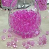 💧 fuchsia water beads wedding centerpieces: perfect gel jelly crystal soil balls for beautiful water plant decor, floating candle holders, floral arrangements, kids sensory toy - 11250 pcs, 8 oz logo