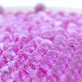 img 1 attached to 💧 Fuchsia Water Beads Wedding Centerpieces: Perfect Gel Jelly Crystal Soil Balls for Beautiful Water Plant Decor, Floating Candle Holders, Floral Arrangements, Kids Sensory Toy - 11250 Pcs, 8 OZ