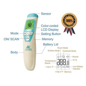 img 3 attached to Amplim Non Contact Touchless Thermometer Temperature Baby Care