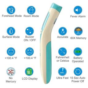 img 2 attached to Amplim Non Contact Touchless Thermometer Temperature Baby Care