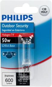 img 2 attached to 💡 Philips 416313 Outdoor Security Light Bulb - 50W T4 Bi-pin Base
