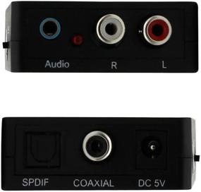 img 3 attached to 🔊 PCM, 5.1 Digital & DTS Supported Optical SPDIF Toslink/Coaxial Digital to Analog Audio Decoder Converter