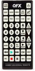 img 4 attached to 📱 QFX REM-115 Jumbo 8-Device Universal Remote: RCA, Sony, Philips, Samsung, GE, LG, Panasonic, Sharp, Toshiba & More! Code Pairing, Sleep Timer, Glow-in-The-Dark Buttons