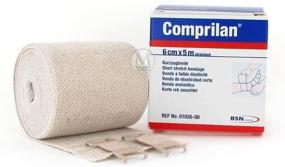 img 1 attached to 🏥 Comprilan Short Stretch Compression Bandage: 6cm x 5m, Latex-Free - Find Superior Quality Here!