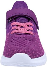 img 1 attached to Ultimate Performance: Lightweight and Breathable Athletic Girls' Running Sneakers